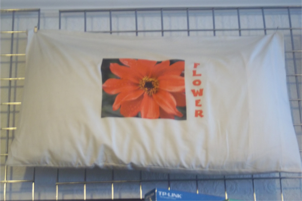 Printed pillowcase